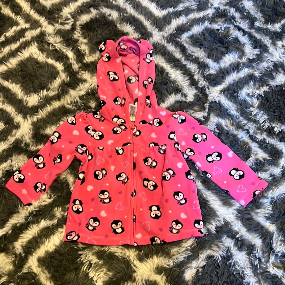 Cuddle Bear Baby fleece zip up jacket